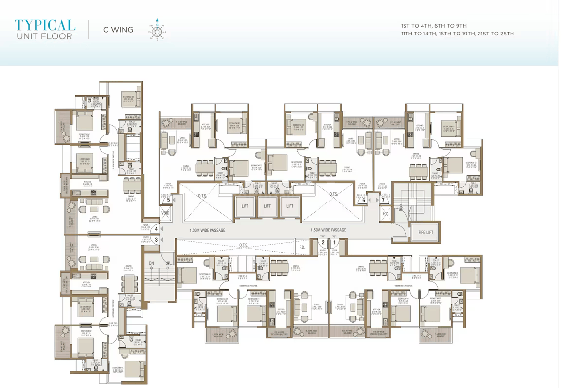 tpv the royal bay nerul master plan
